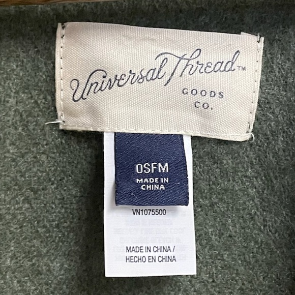 Universal Thread Plaid Fringe Sweater Poncho Women’s Sz OS Fits All - Picture 4 of 5